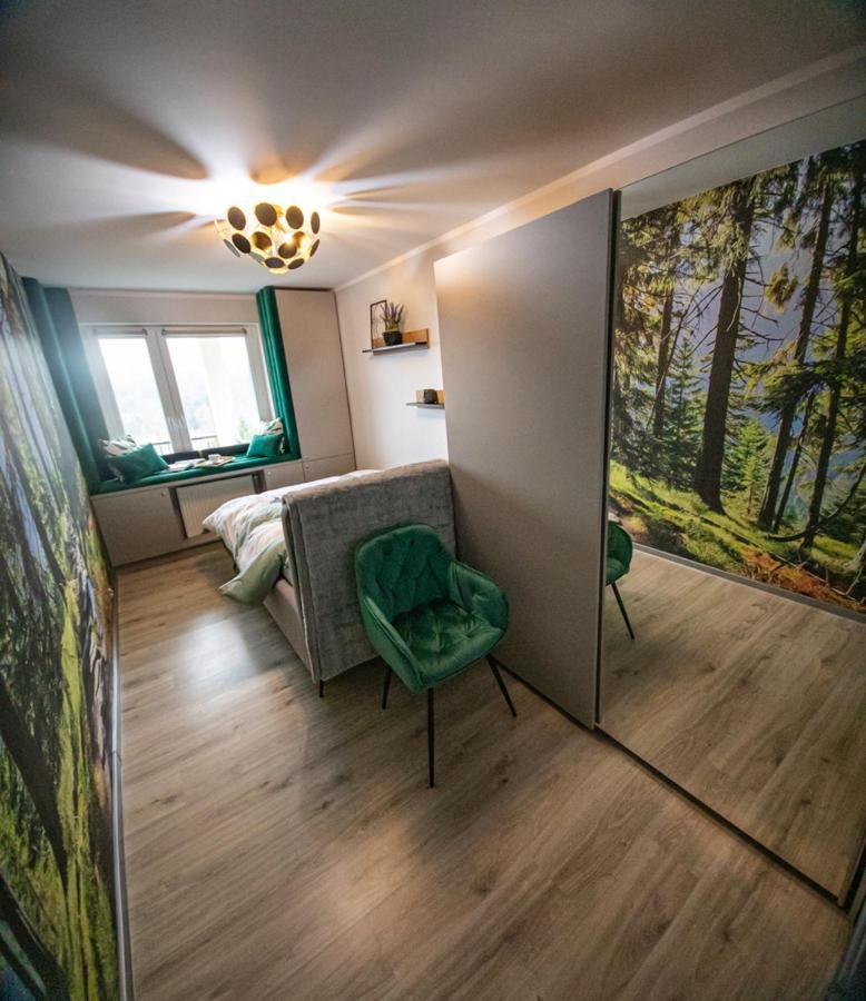 Okno Na Izery Appartement Leśna Buitenkant foto